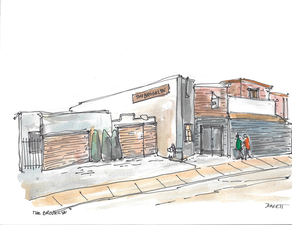 The Brooklyn (print) - Print by David Dossett - Martello Alley