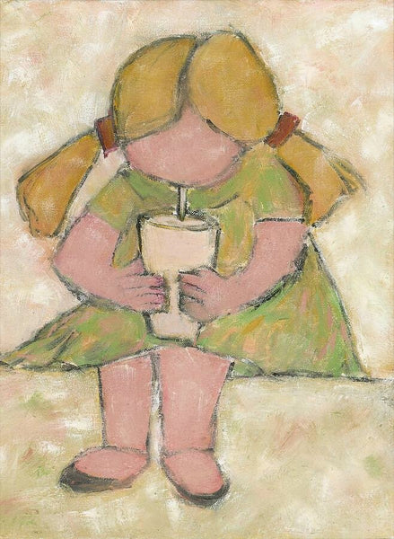 The Milkshake - small card - Greeting card by David Dossett - Martello Alley