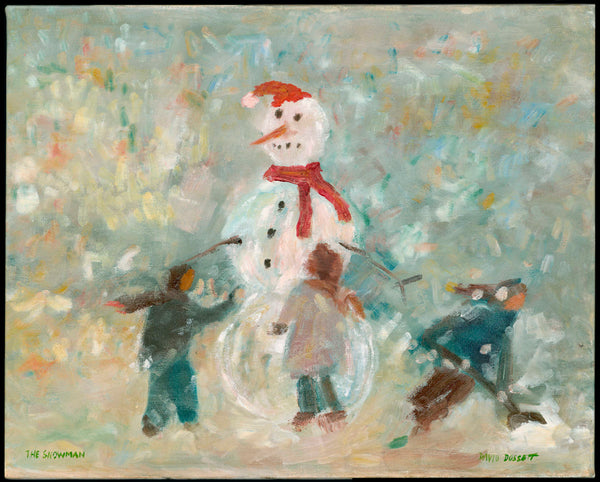 The Snowman Large Card - Card large by David Dossett - Martello Alley
