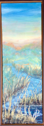 Wetlands #21 - painting by Carla Miedema - Martello Alley