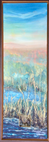 Wetlands #22 - painting by Carla Miedema - Martello Alley