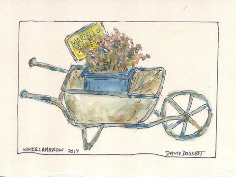 Wheelbarrow - Print by David Dossett - Martello Alley