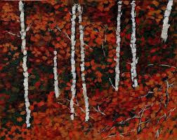 Birches - Print by David Dossett - Martello Alley