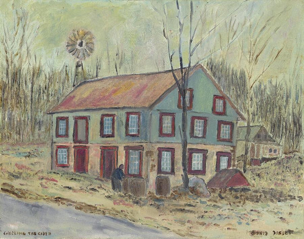 Checking the Cider - Print by David Dossett - Martello Alley