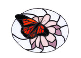 Stained Glass - Butterfly and Flower (print) - Print by Alistair Morris - Martello Alley