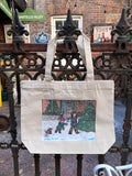 Stringing the Lights - Tote Bag