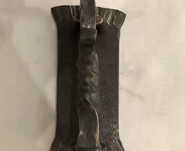 Railway spike door knocker -  by Stuart Themens - Martello Alley