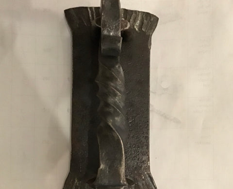 Railway spike door knocker -  by Stuart Themens - Martello Alley