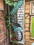 Bicycle at Martello Alley - small screen - Outdoor art - screen by David Dossett - Martello Alley