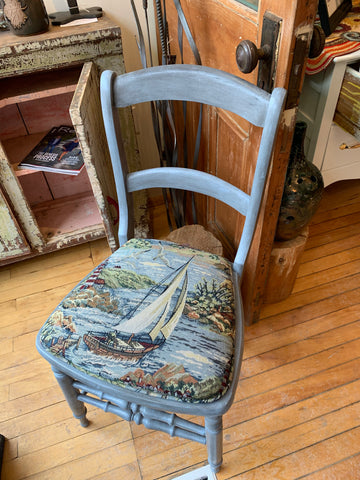 Nautical theme Chair - Chair by Martello Alley - Martello Alley