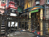Steel Bicycle Sculpture - Sculpture by Frontenac Fabrication - Martello Alley