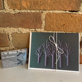 Metal trees greeting card - Greeting card by Ron Wettlaufer - Martello Alley