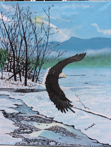 Morning Glory Majestic Eagle by Tom Campbell