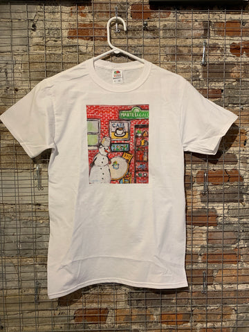 T-shirt "Waiting" (M) -  by Martello Alley - Martello Alley