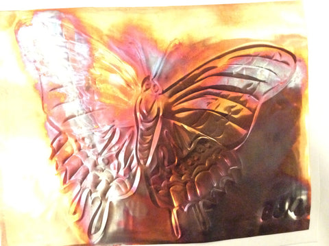 Butterfly - Copper card by Cathie Hamilton - Martello Alley