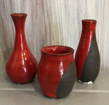 Small Bud Vase - Colour Me Red