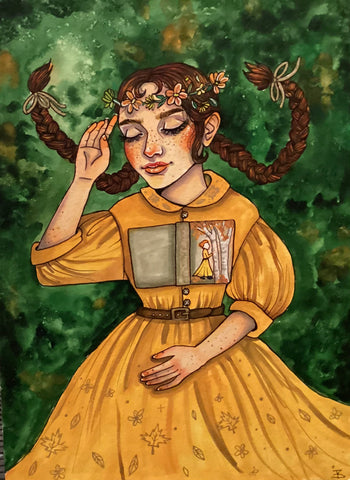 Fall in Avonlea - original painting by Kyla Mayne