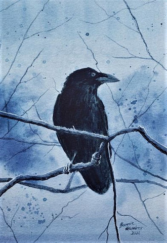 Late Autumn Raven