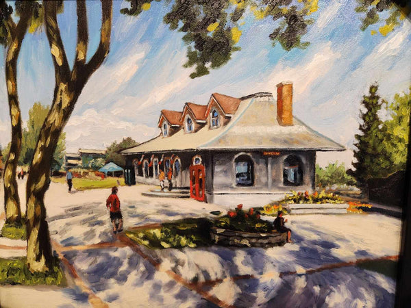 Kingston Station - original art by Pat Shea