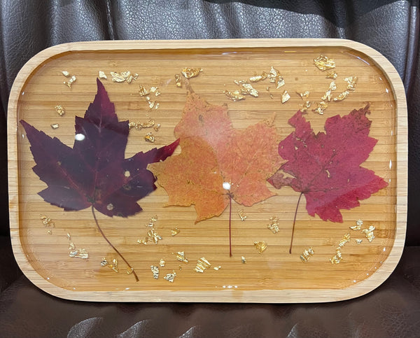 Resin Wooden Tray by Pearl Art Gallery