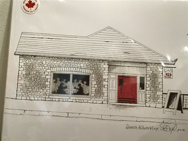 Red House Print by Richard Armstrong