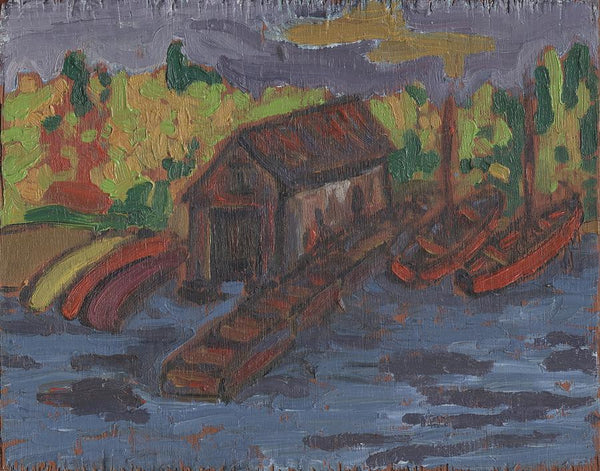 The Boathouse - Print by David Dossett - Martello Alley