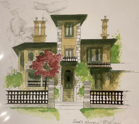 Rosemount Inn Print by Richard Armstrong