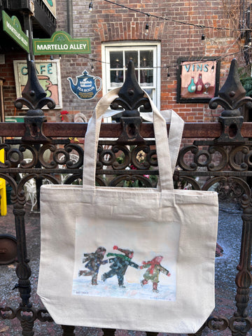 The Train - Zippered Tote Bag