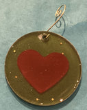 Ornaments of resin by Mary Jane Jarvis