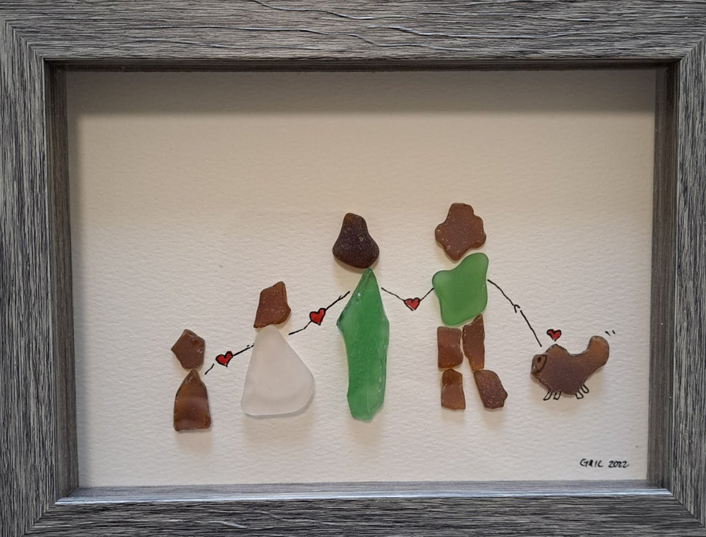 Oneofakind Sea Glass Art by Gail Martello Alley