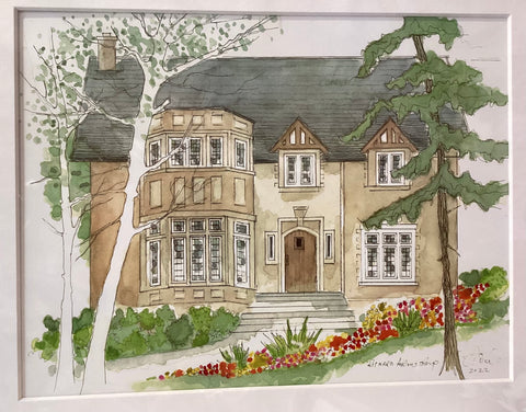 University  Club, Faculty Club Print by Richard Armstrong