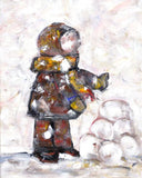 Stacking up - print - Print by David Dossett - Martello Alley