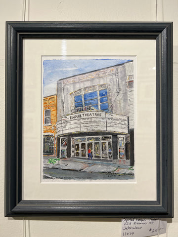 Capital Empire Theatre - Original watercolour by S. Gibson-Langille
