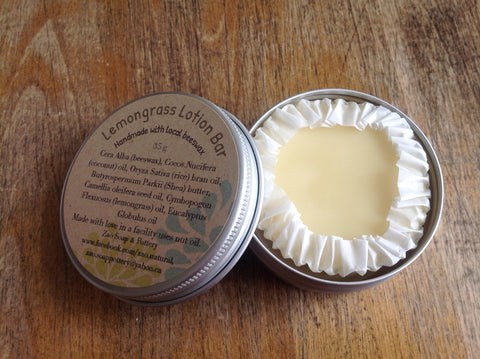 Lemon grass lotion bar - soap by Zao Soap and Pottery - Martello Alley