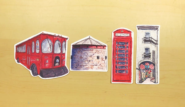 Kingston Stickers by Heidi Larkman