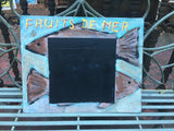 Fruits de mer chalk board -  by David Dossett - Martello Alley
