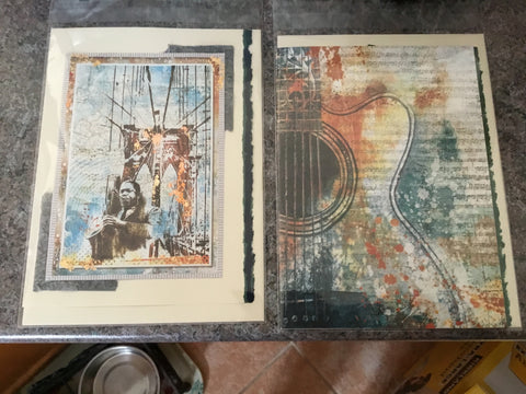 Limited Edition Blues Festival cards - by Leslie Welfare