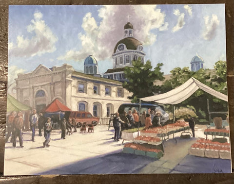 Farmers Market (card) by Pat Shea