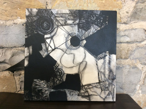 Energy in Black & White - original painting by Carla Miedema