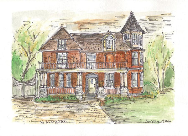 The Secret Garden - Print by David Dossett - Martello Alley