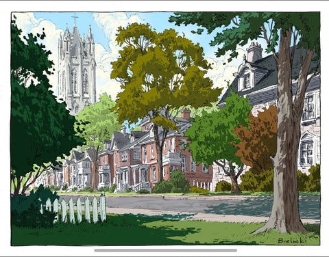 St. Mary’s Cathedral - Large Zippered Tote Bag