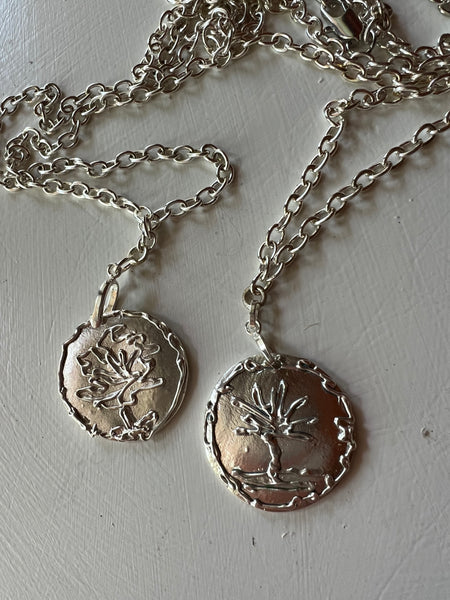 Fine Silver Tree of Life Pendent