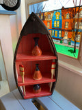 Wooden Rowboat - Folk art by Stephen Shay - Martello Alley