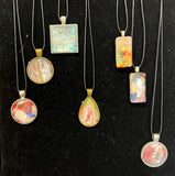 Acrylic Skin and other Pendants - by Leslie Welfare