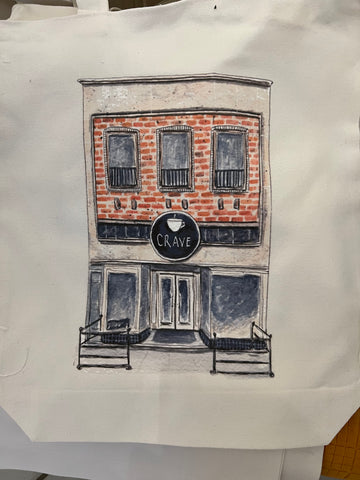 Small Zippered Tote - CRAVE