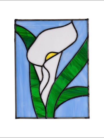 Stained Glass - Calla Lily (print) - Print by Alistair Morris - Martello Alley