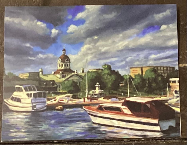 Kingston  Harbour (card) by Pat Shea