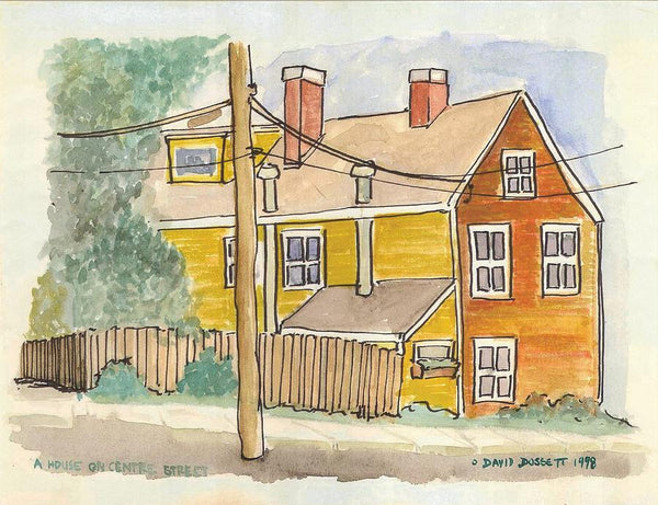 A House On Centre Street - Print by David Dossett - Martello Alley
