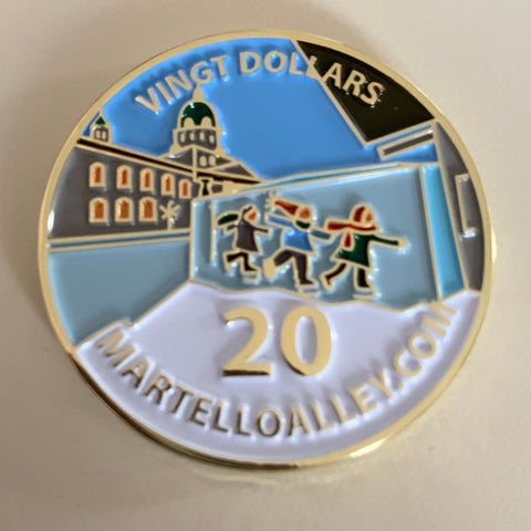 Martello Alley collectable coin (2017)