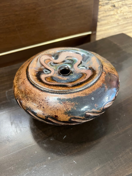 Incense bowl - brown
